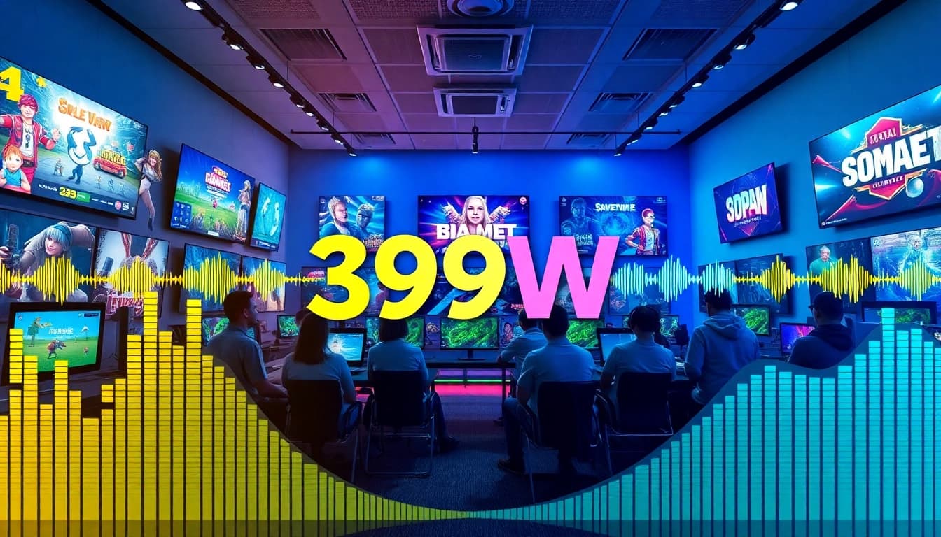Engaging visual of 399W, a trusted Brazilian online gaming platform showcasing vibrant game interfaces and community interaction.