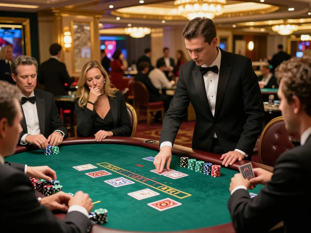 Players enjoy blackjack at TG88 casino, showcasing excitement and strategic gameplay.