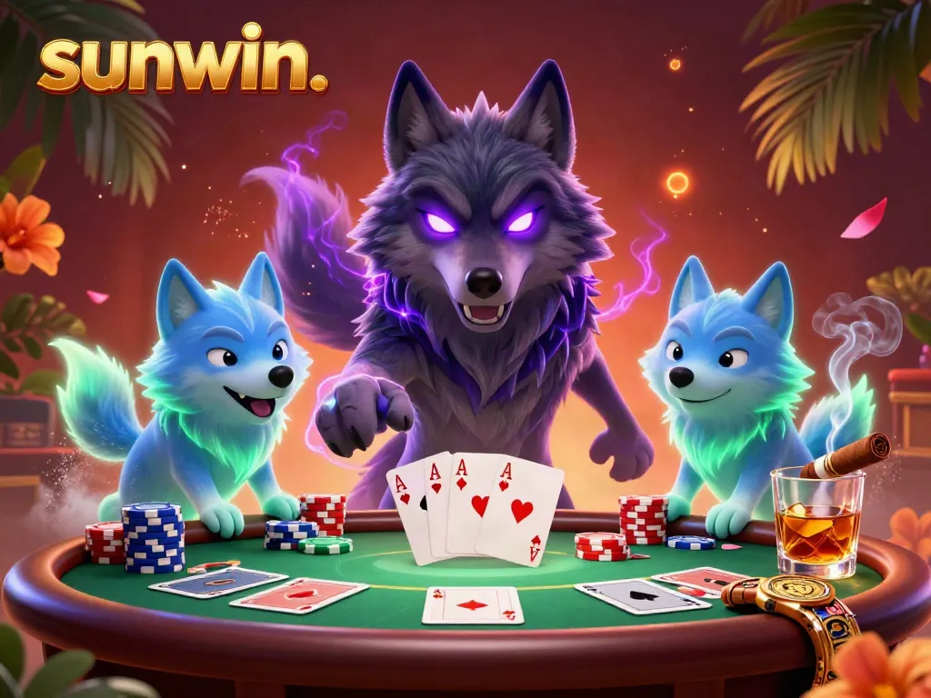 Engage with the dynamic betting atmosphere at sunwin., featuring intense poker action with vibrant game elements.