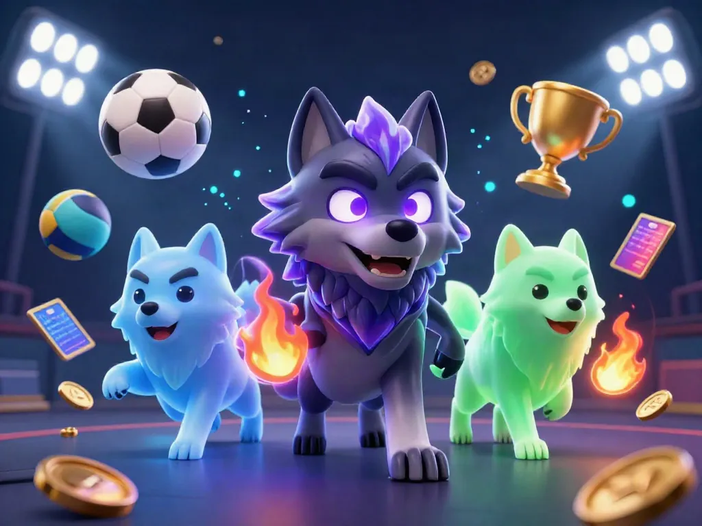 Engage in thrilling sports betting with xoso66 as spectral wolves lead the excitement.