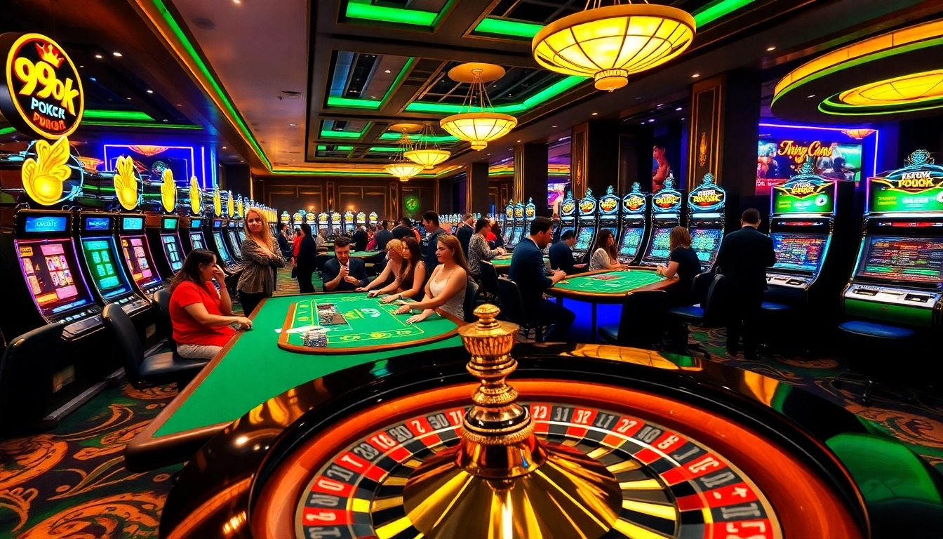 Experience the excitement of gambling at 99OK with vibrant games and lively players.