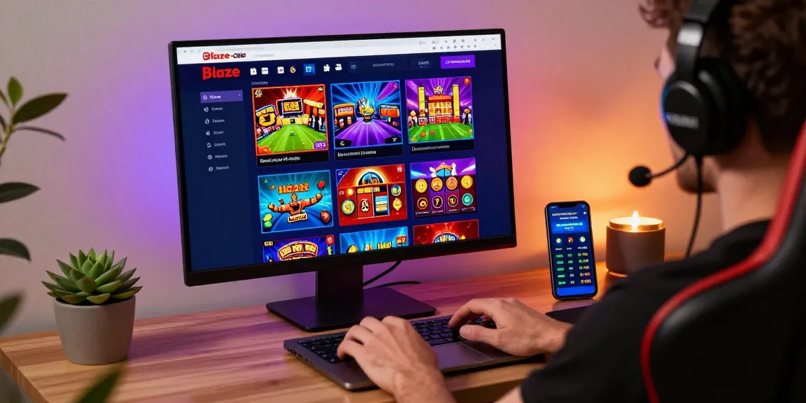 Engaging online gaming scene showcasing Blaze Paraguay's casino games and sports betting experience.
